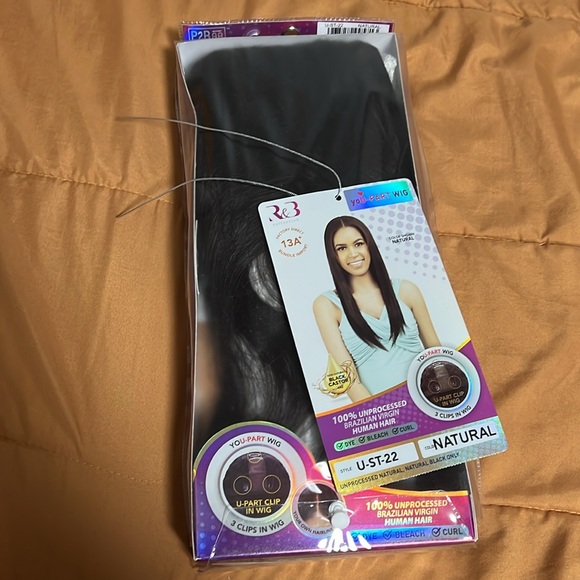 U Part Wig Natural Brown Color - Picture 2 of 8